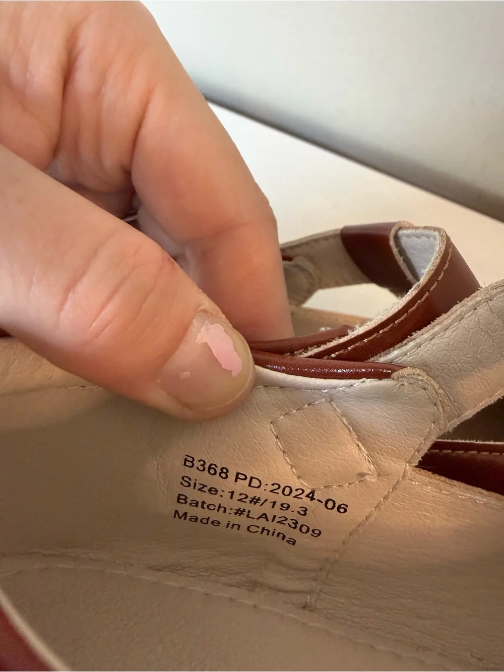Felix & Flora Brown Leather Kids Mary Janes